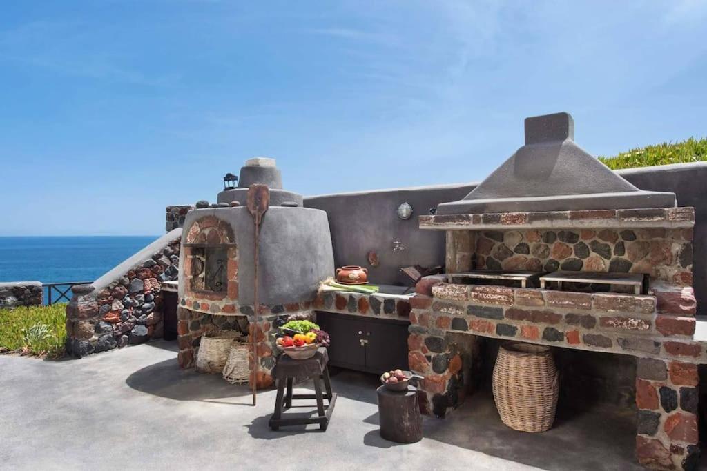 Ramni House: Private Villa With Pool By The Sea 이아 외부 사진