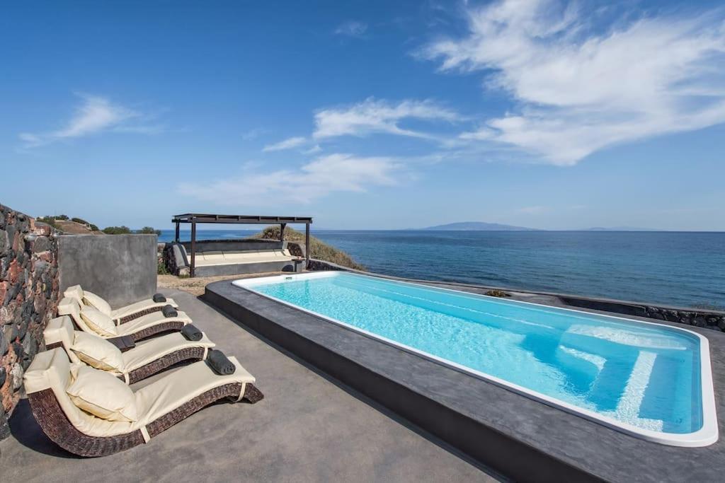 Ramni House: Private Villa With Pool By The Sea 이아 외부 사진