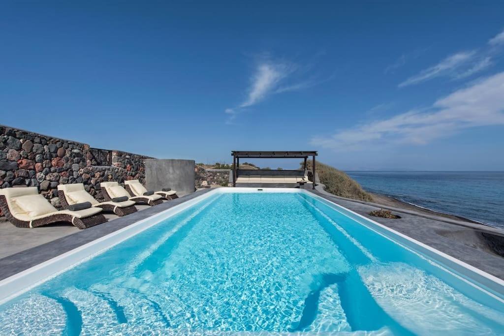 Ramni House: Private Villa With Pool By The Sea 이아 외부 사진